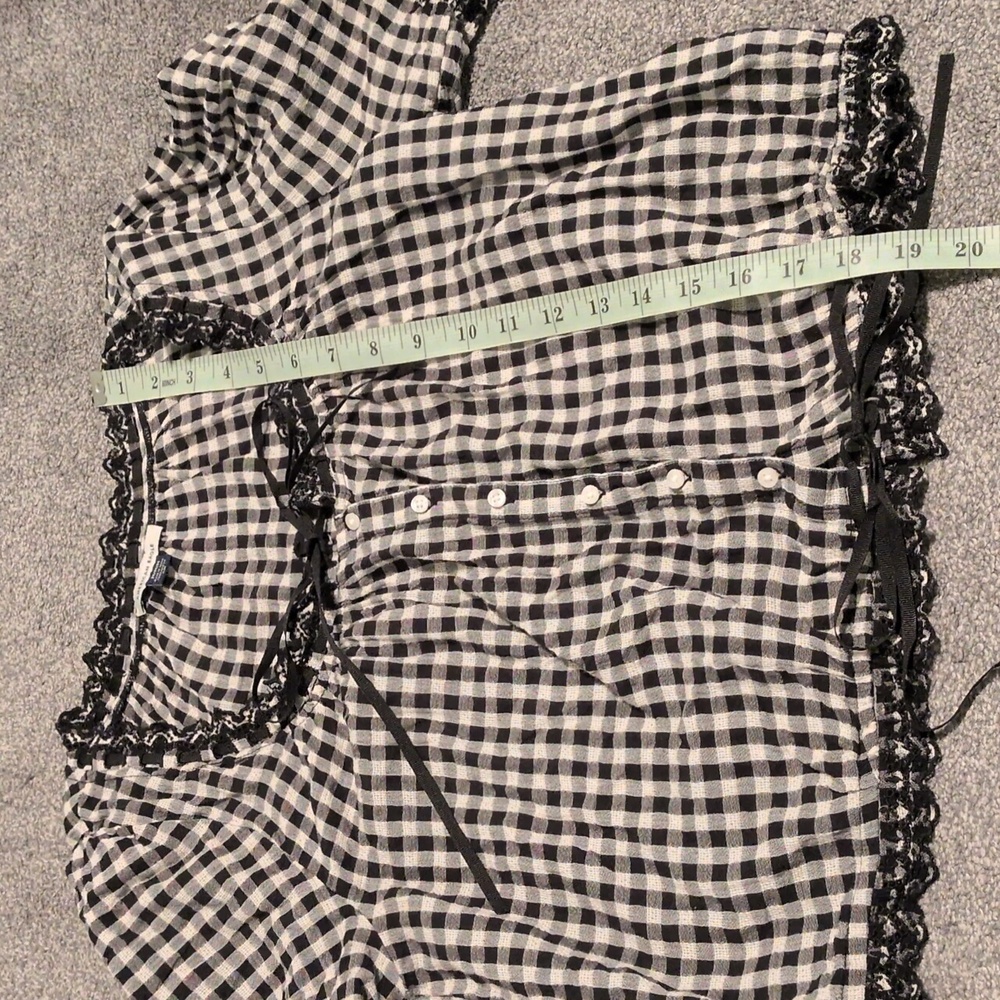 American Eagle Gingham Top Size Medium - image 5